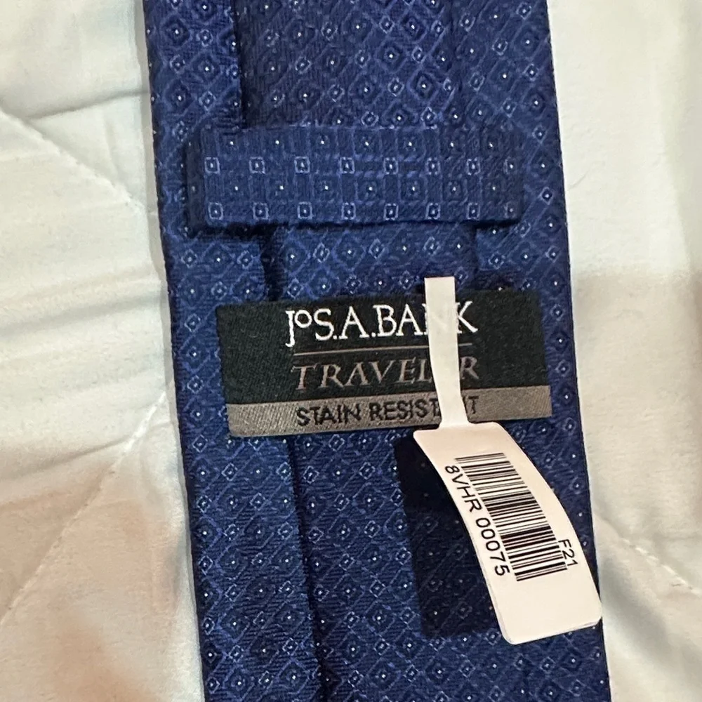 NEW Jos. A. Bank Classic Dark Blue Tie